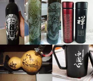 苏州太仓酒瓶葫芦工艺品激光雕刻机
